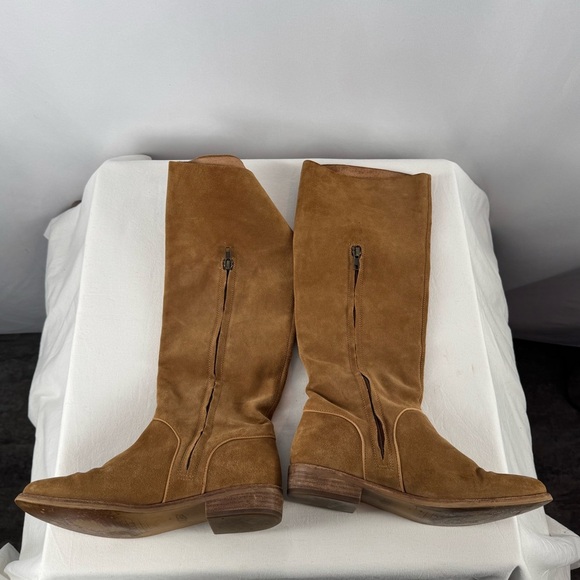 Ugg Daley Knee High Equestrian Riding Suede Boots in Brown Size 8 - Picture 8 of 10